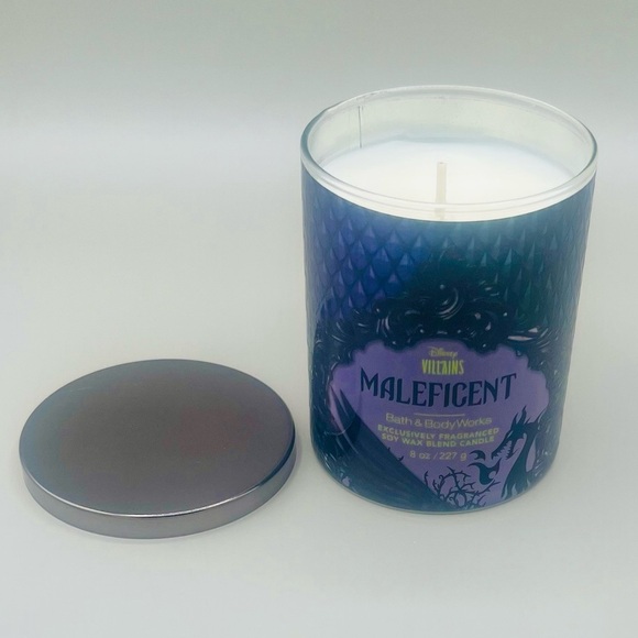 Bath & Body Works 2025 Disney Villains MALEFICENT Candle 8oz Single Wick NEW🖤 - Picture 5 of 8